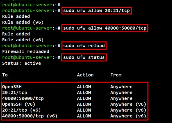 setup ufw firewall