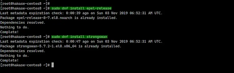 Install Strongswan