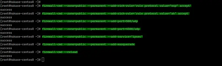 Firewall configuration