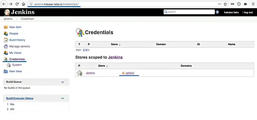 Setup Credentials on Jenkins