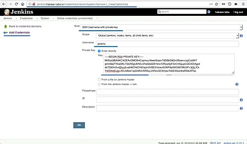 choose the authentication method