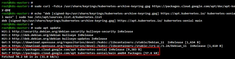 add repository kubernetes