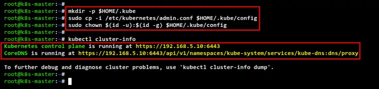 cluster info