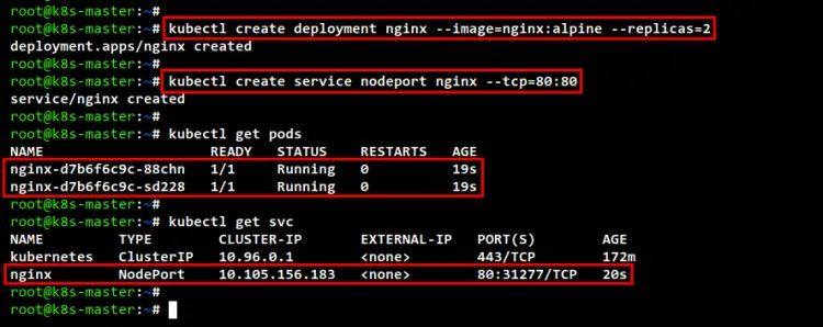 create deployment nginx