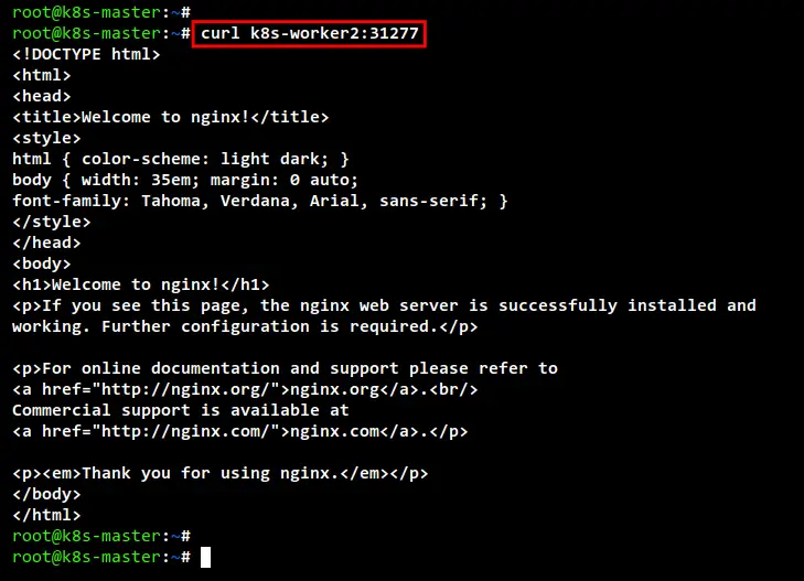 access nginmx pod