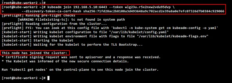 add kube-worker2 to cluster