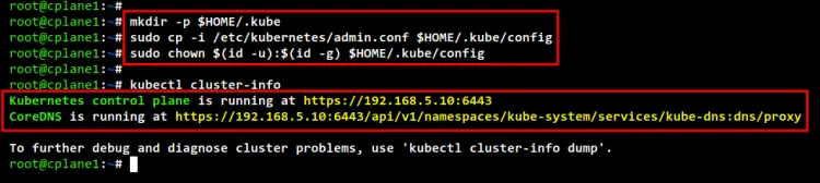 check kubernetes info cluster