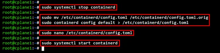 setup containerd