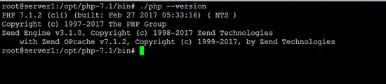 PHP 7.1.16