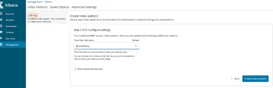 Create Index Pattern