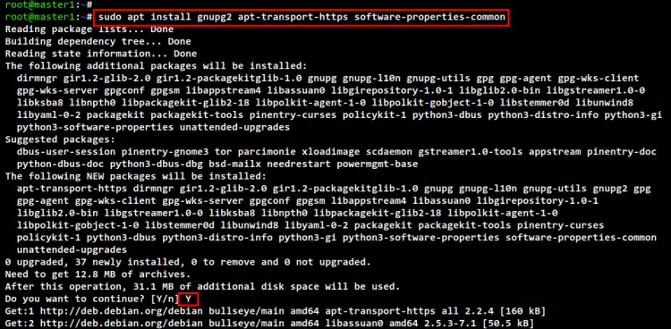 install dependencies