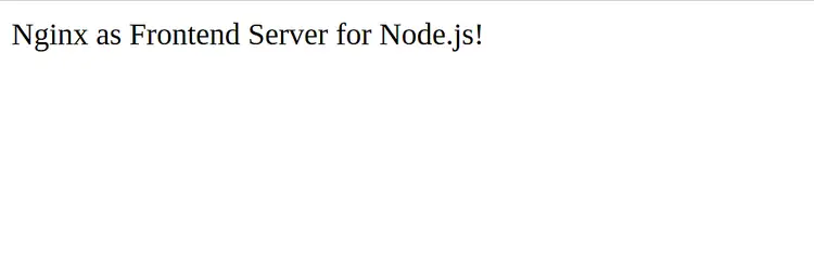 Node.js page