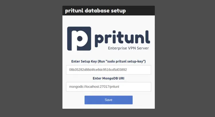 Pritunl installer