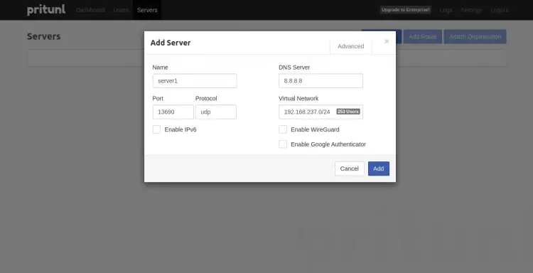 Add server