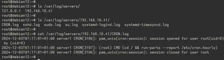 check log