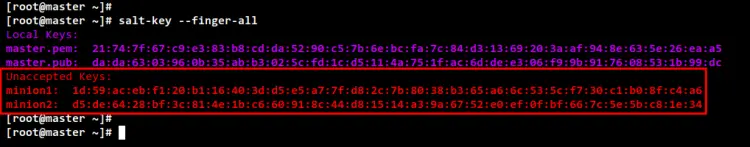 list fingerprint keys