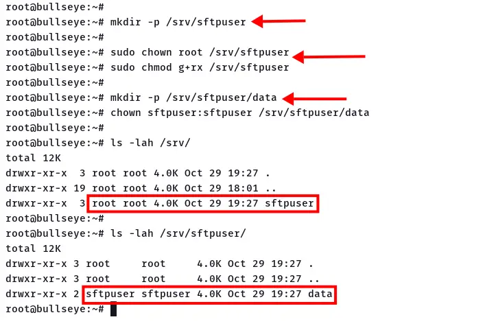 setup chroot directory jail for stpuser