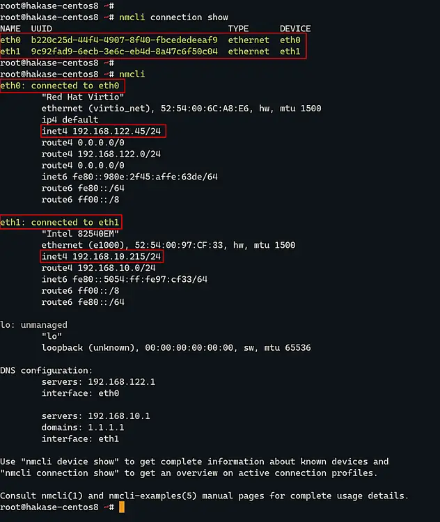 nmcli application