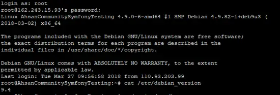 Update Debian