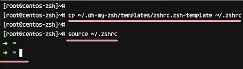 Oh-my-zsh installation on CentOS