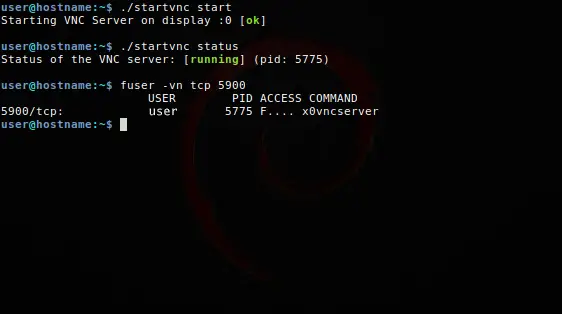 How To Start A Vnc Server For The Actual Display (Scraping) With Tigervnc