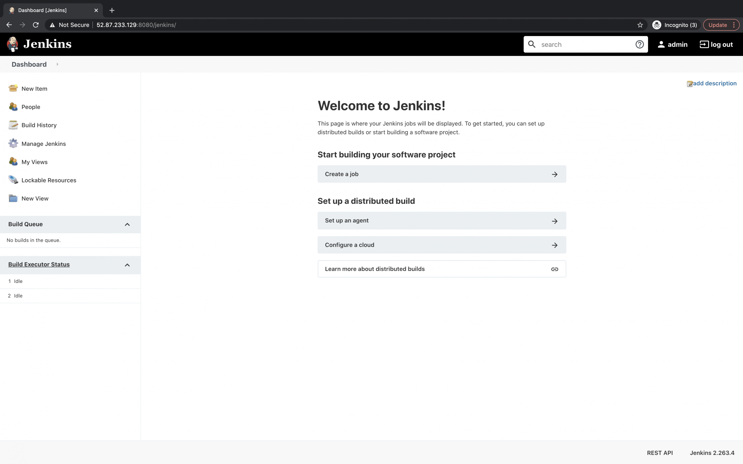 How to store AWS user access key and secret key in Jenkins