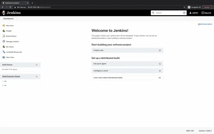 Jenkins Dashboard