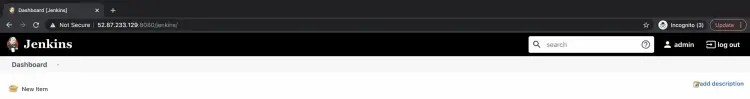 Back to Jenkins dashboard
