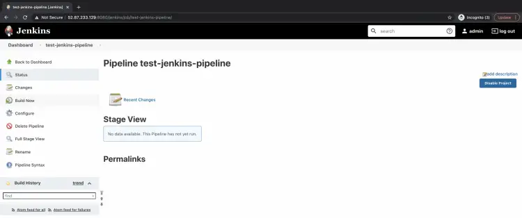 Build the pipeline