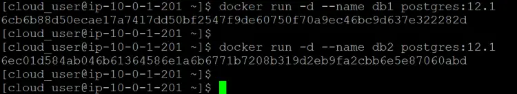  create a new container 