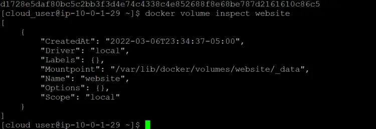 find the location of your volume data