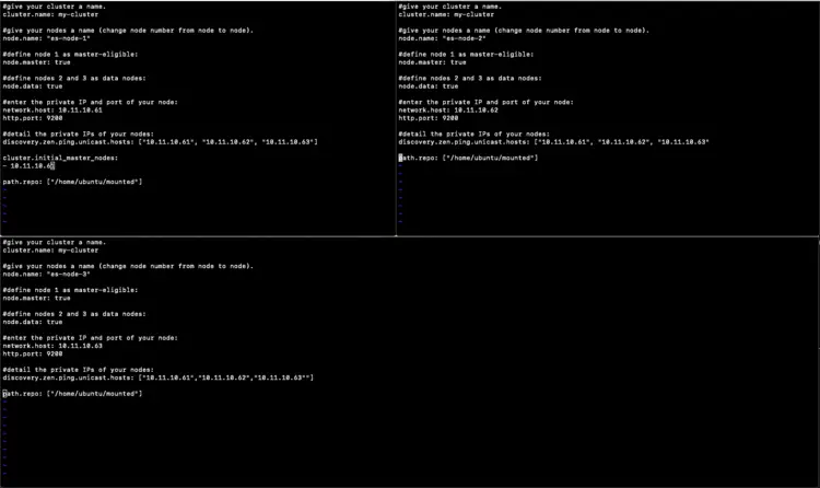 Backup Elasticsearch cluster