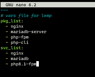 variable lis packages