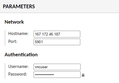 Guacamole VNC Parameters