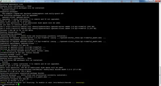 Install knockd.