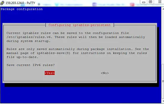 IPTables persistant, part 2