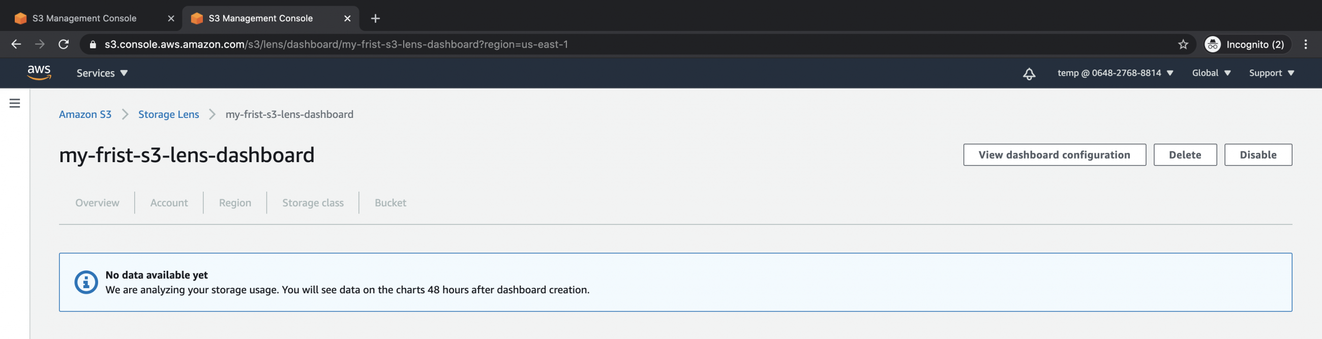 How to use S3 Storage Lens to view storage usage and activity metrics