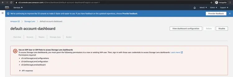 Permission issue to a root user