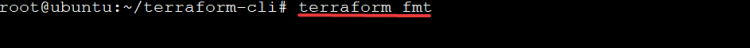 format your main.tf file for readability and consistency