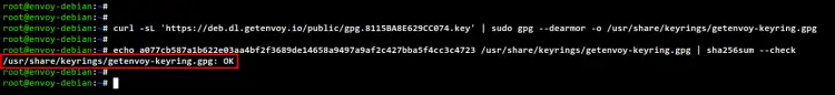 add envoy proxy gpg key