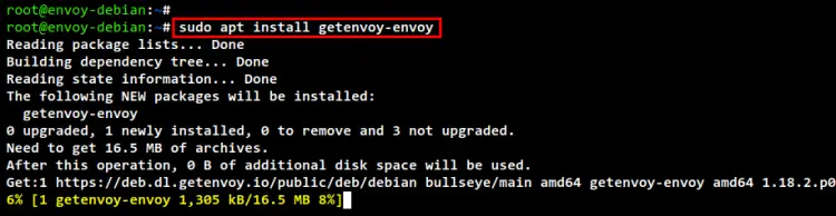 installing envoy proxy