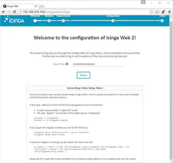 Installing Icinga 2 and Icingaweb 2 - Step 1