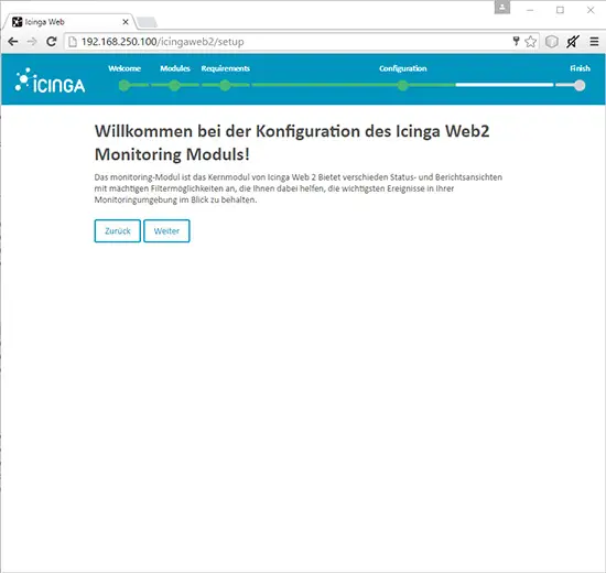 Installing Icinga 2 and Icingaweb 2 - Step 15