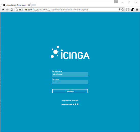 Icingaweb 2 Login