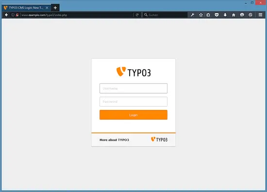 Typo3 Login