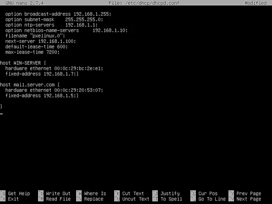 Configure IP address