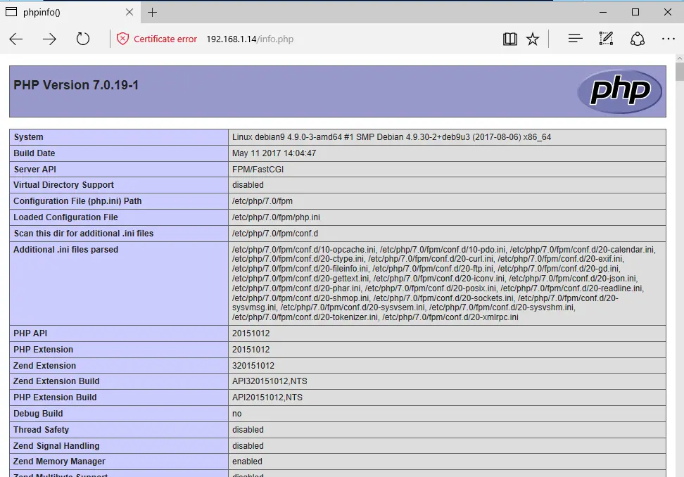 Php 7.4 fpm. Sudo Apt -y install php-Curl php-json php-cgi php-GD php-zip php-mbstring php-XML php-xmlrpc Ubuntu.