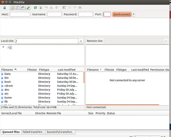 FileZilla FTP Client