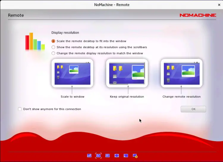 Scale remote desktop