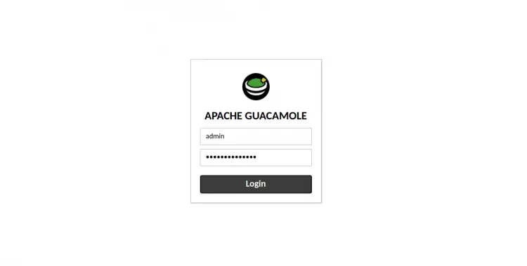 Guacamole Login